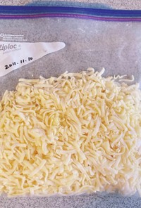 シュレッドチーズの保存方法