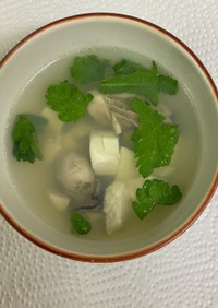 牡蠣豆腐湯(ム　リ　ドゥフ　タン)
