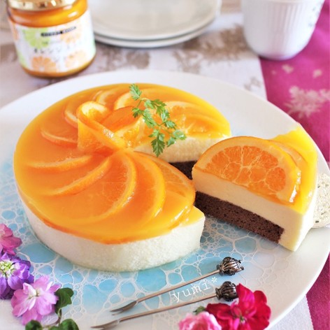 さわやか☆オレンジムースケーキ