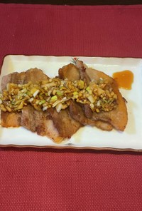 豚バラ肉のスタミナ焼き