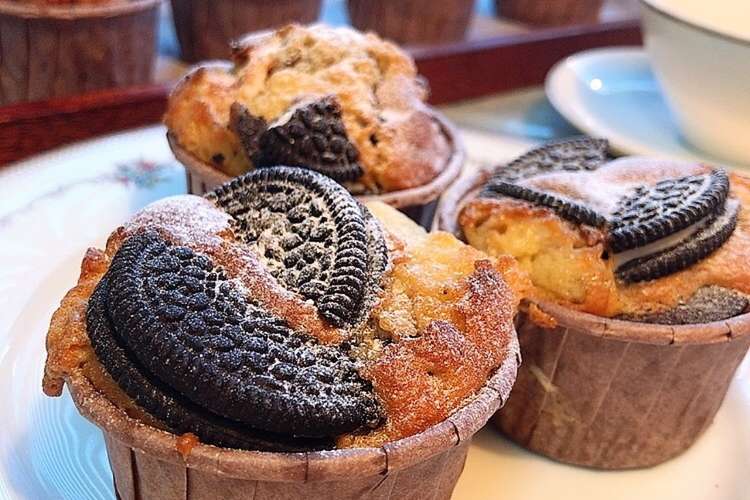 簡単バレンタイン オレオマフィン レシピ 作り方 By Tsumu41 クックパッド 簡単おいしいみんなのレシピが371万品