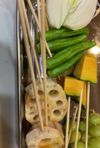 串カツ(野菜編)覚書