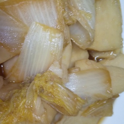 里芋と白菜のめんつゆ煮