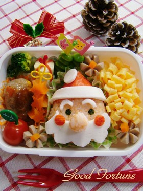 キャラ弁☆クリスマス サンタさん♪