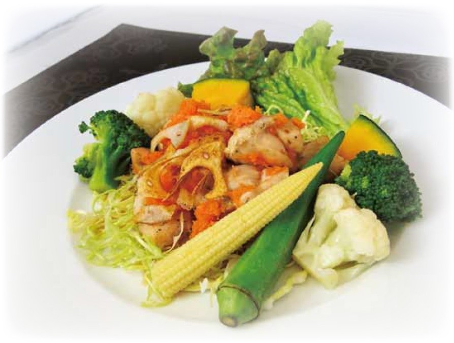 ハーブチキンと野菜のワンパンレシピ