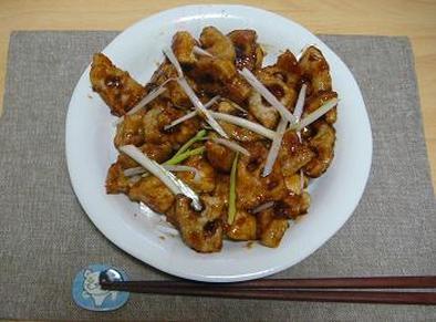 レンコンと鶏肉の甘酢炒め☆の写真