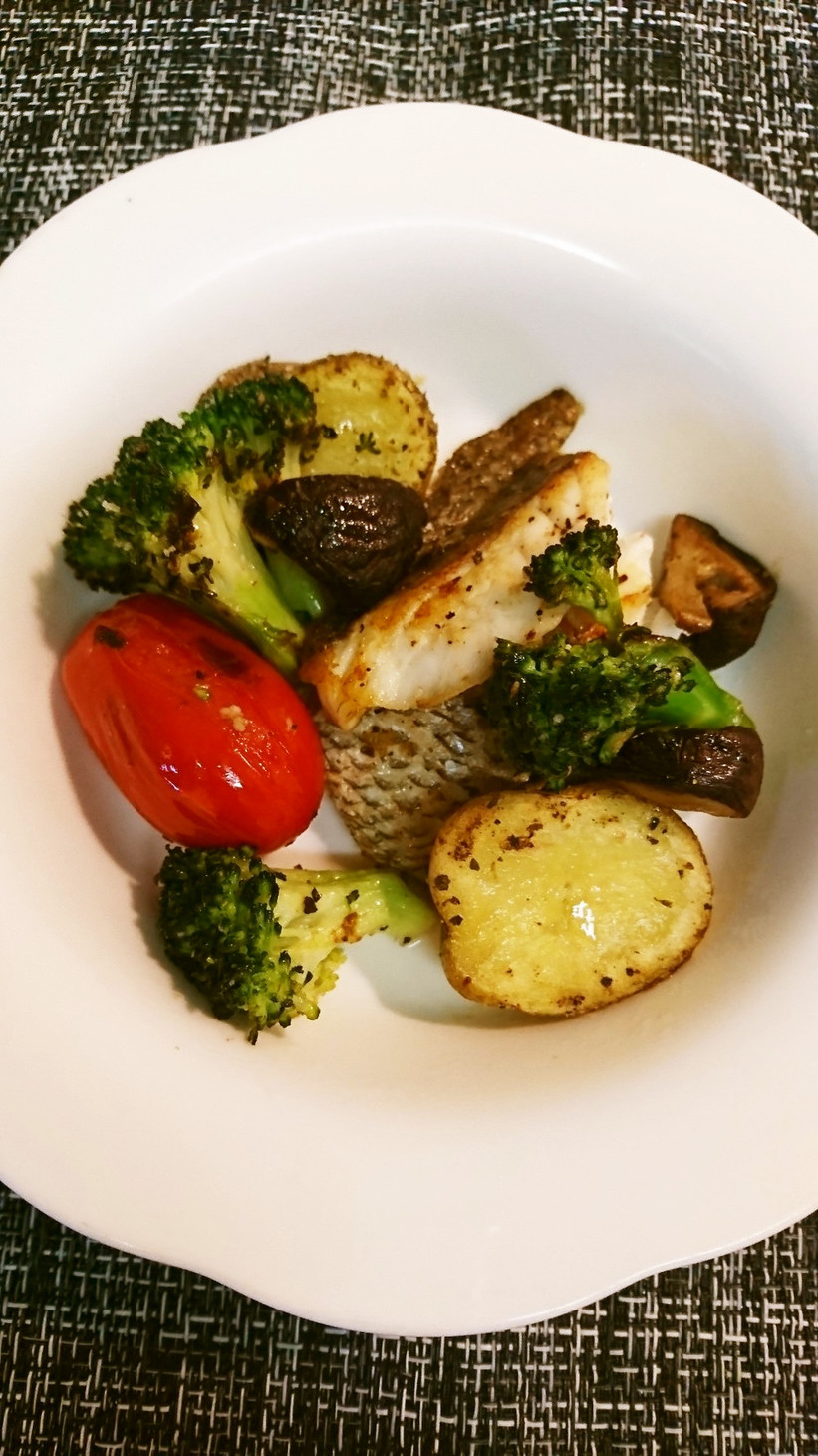 鯛とお野菜のシンプル焼きの画像