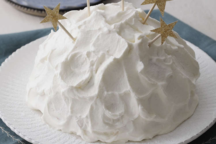 スノードームレイヤーケーキ レシピ 作り方 By Pixus クックパッド 簡単おいしいみんなのレシピが363万品