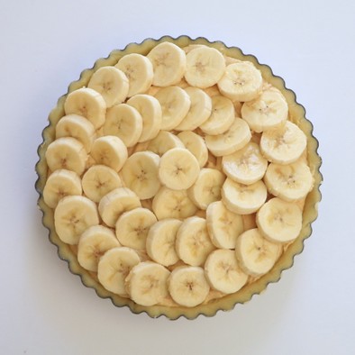 バナナキャラメルタルトの写真