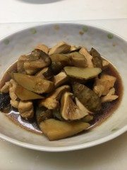 菊芋の簡単煮物の写真