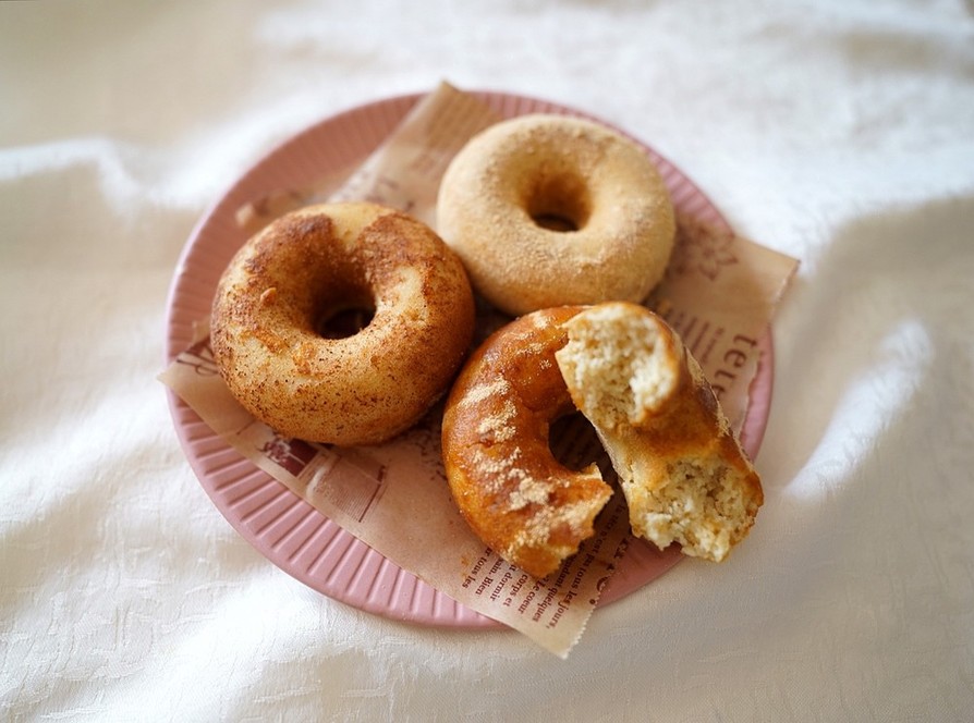 糖質＆脂質オフ！米粉の発酵焼きドーナツの画像
