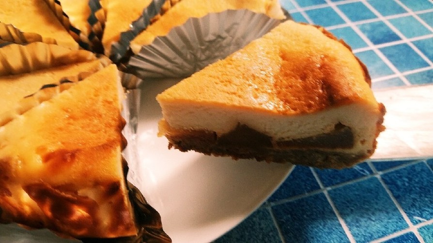 カラメル林檎のチーズケーキの画像