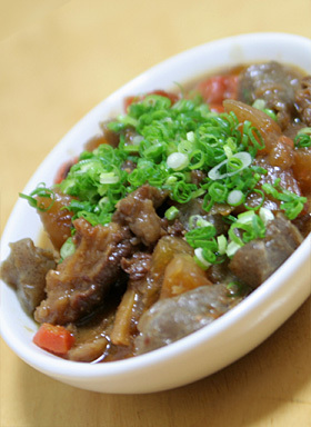 牛すじ大根の我が家のどて焼き