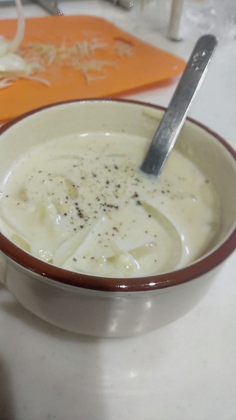ほっこり♪豆乳のクリーミースープの画像