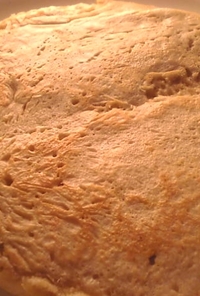 粉を混ぜて作る全粒粉と豆乳のホットケーキ