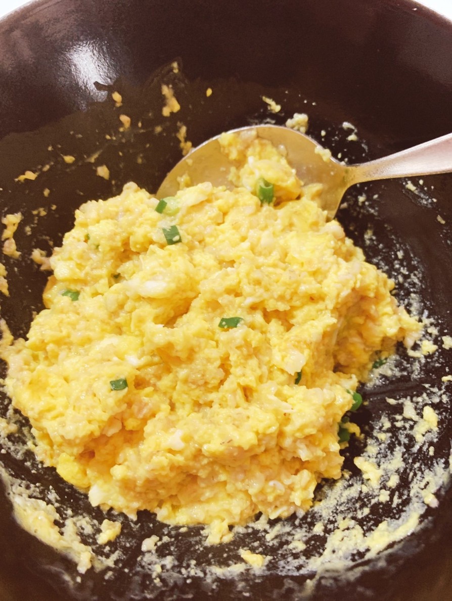 少食さんのためのオートミール卵粥の画像