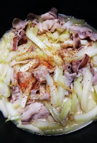 豚バラと白菜の『プチッと鍋豆乳ごま』煮