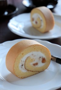 稲田さんのきび砂糖のロールケーキ