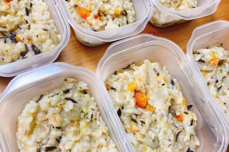 離乳食中期 超簡単色々炊き込みご飯 粥 レシピ 作り方 By トト太郎 クックパッド 簡単おいしいみんなのレシピが376万品