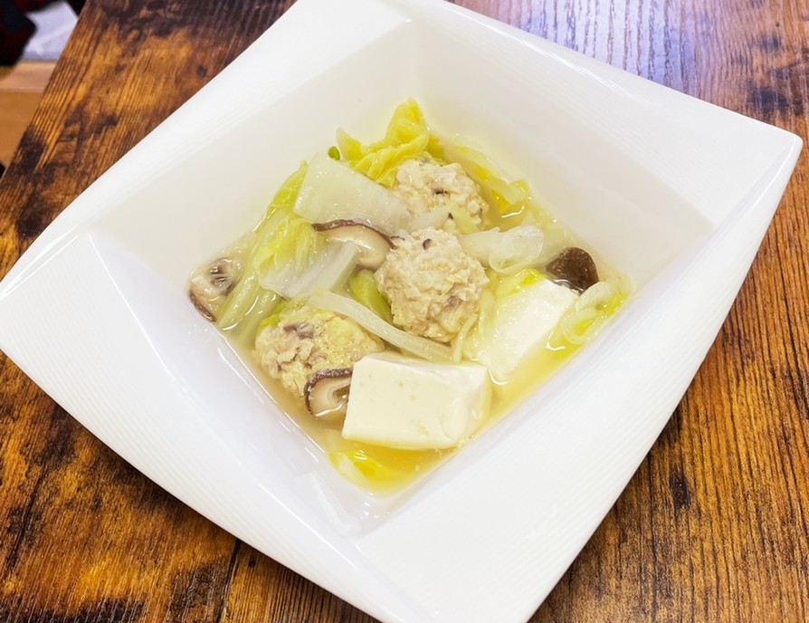 豚バラ 肉団子と白菜のスープの画像