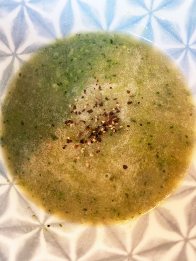 玉葱&ブロッコリーのポタージュスープの写真