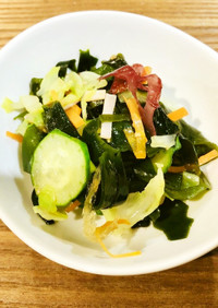 【学校給食】人気の海藻サラダ