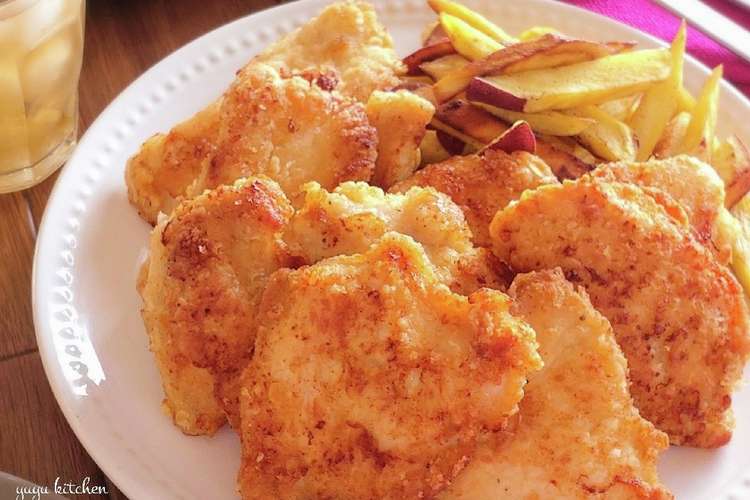 クリスマスにも 鶏胸肉のフライドチキン レシピ 作り方 By ゆぅゅぅ クックパッド 簡単おいしいみんなのレシピが376万品