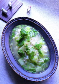 ハヤトウリの中華スープ