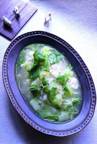 ハヤトウリの中華スープ