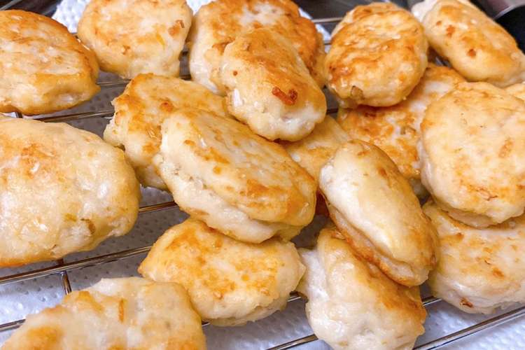 豆腐ともやしかさ増し シャキふわナゲット レシピ 作り方 By クックe709 クックパッド 簡単おいしいみんなのレシピが376万品
