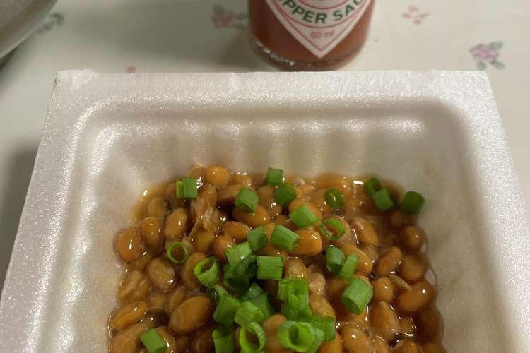タバスコ納豆 癖になる味 レシピ 作り方 By どんぐりsu クックパッド 簡単おいしいみんなのレシピが366万品