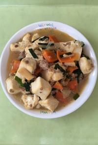 【保育園給食】野菜たっぷり麻婆豆腐