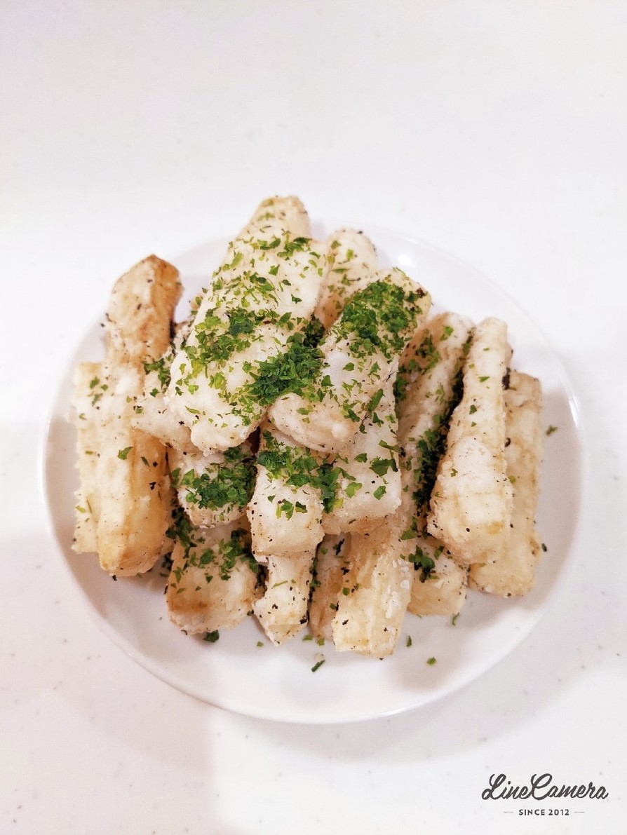 ケトパルメザンチーズをまぶしたズッキーニフライのレシピ