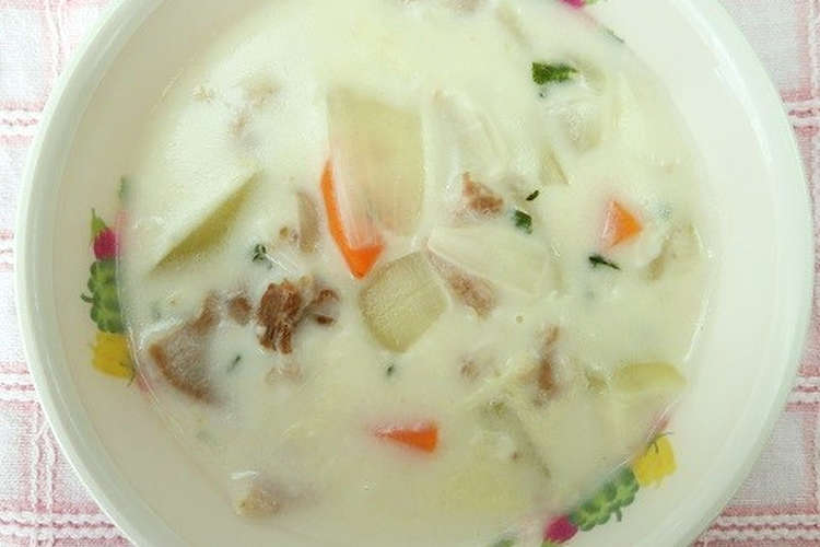 ゆば入り和風クリームシチュー 宇都宮給食 レシピ 作り方 By 宇都宮市学校給食 クックパッド 簡単おいしいみんなのレシピが376万品