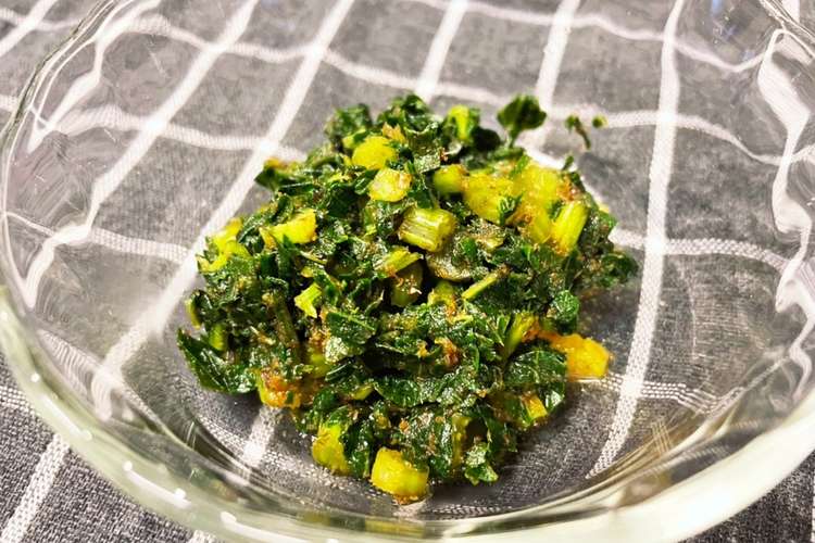 大根の葉 魚粉合え 菜飯に最適 レシピ 作り方 By ループ クックパッド 簡単おいしいみんなのレシピが365万品