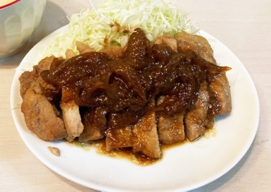 (下味冷凍)豚ロース厚切り生姜焼きの写真