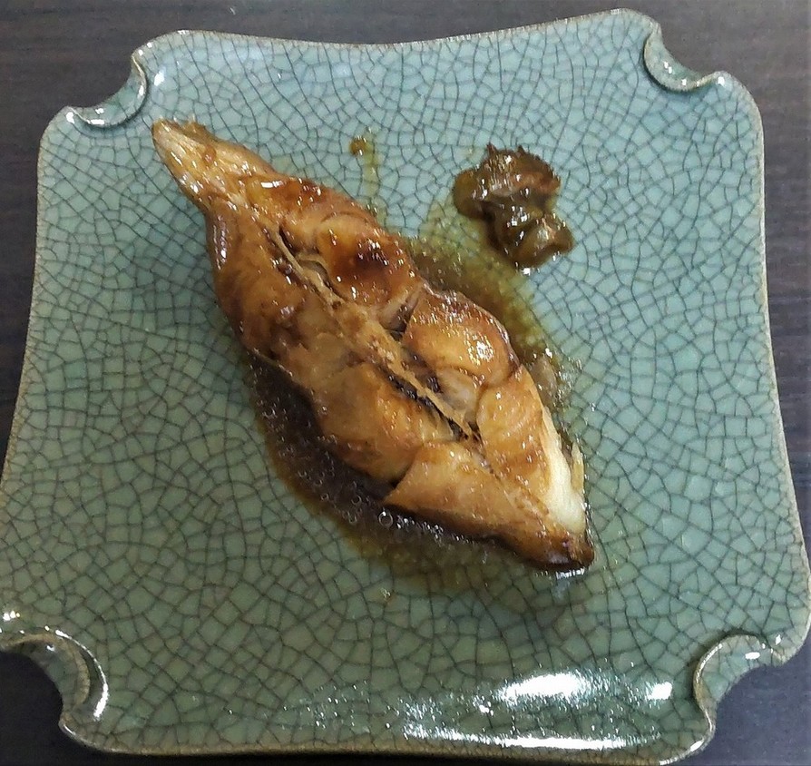 定食屋さんの　お魚の甘辛煮の画像
