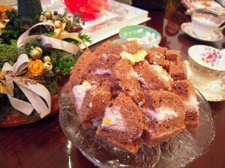 聖夜に☆クリスマスツリーケーキの画像