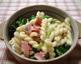 パスタのクリーム仕立て