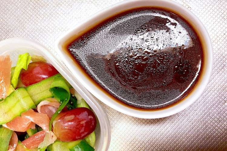 バルサミコ酢が美味 フレンチドレッシング レシピ 作り方 By Mkwm クックパッド 簡単おいしいみんなのレシピが372万品