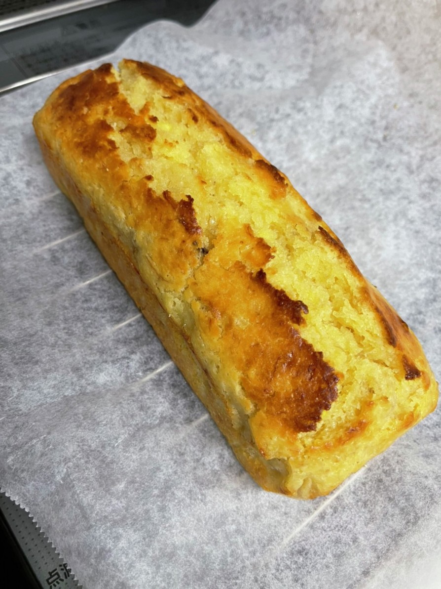 朝食に☆バナナヨーグルトのパウンドケーキの画像