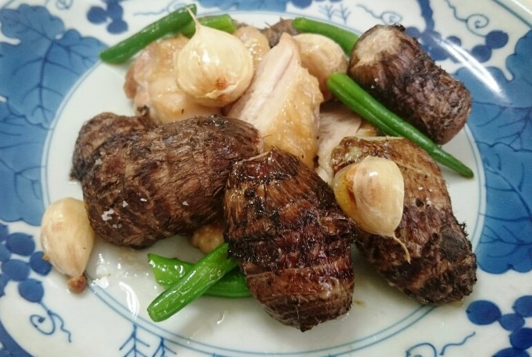 海老芋と鶏肉のマリネの画像