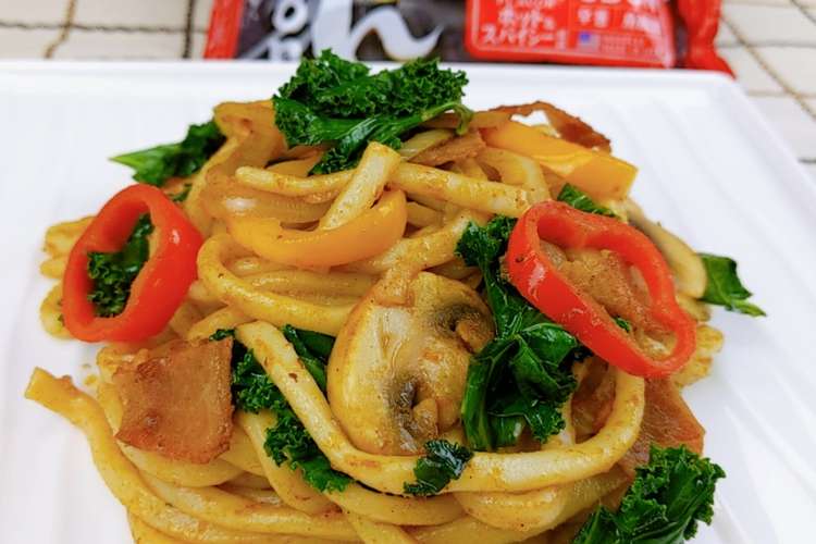 焼うどんピリッとカレー味 レシピ 作り方 By Myojousa クックパッド 簡単おいしいみんなのレシピが364万品