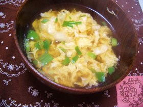 ✿簡単・3分で完成✿卵のおつゆ♬