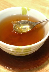 超簡単☆柚子茶の麦茶割り♬