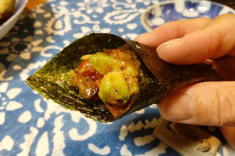 メンダコの手巻き寿司 レシピ 作り方 By だるま丸 クックパッド 簡単おいしいみんなのレシピが371万品