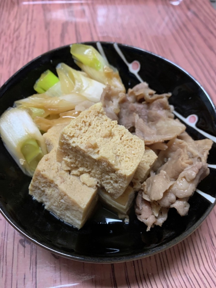 冷凍豆腐で肉豆腐の画像