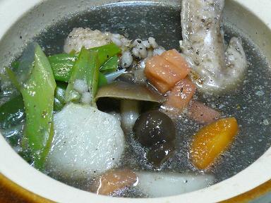 生姜と黒ごまで温っか美肌スープ♪の画像