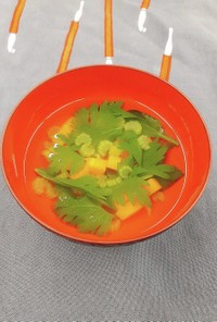 三浦市産サラダセロリとにんじんのスープ