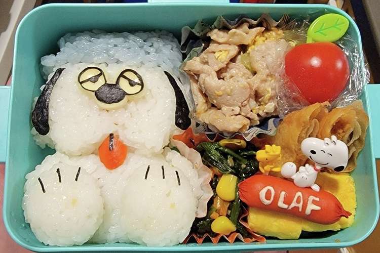 スヌーピーの兄弟オラフおにぎり弁当 レシピ 作り方 By Aco Rico クックパッド 簡単おいしいみんなのレシピが375万品